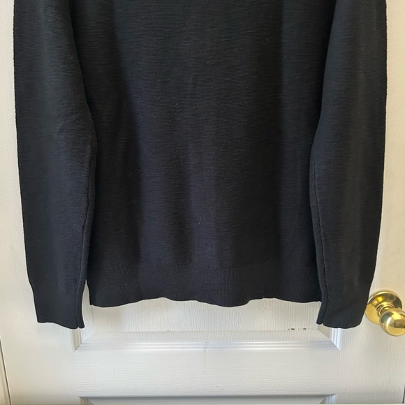 Banana Republic Men's Black Cardigan Cotton Sweater Jacket Size Medium NEW - Picture 8 of 14